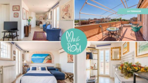 La Terrasse, Penthouse Suite in Monteverde Rome